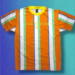 ✨ODD FUTURE✨ Tyler the Creator OFWGKTA Striped Donut Tee